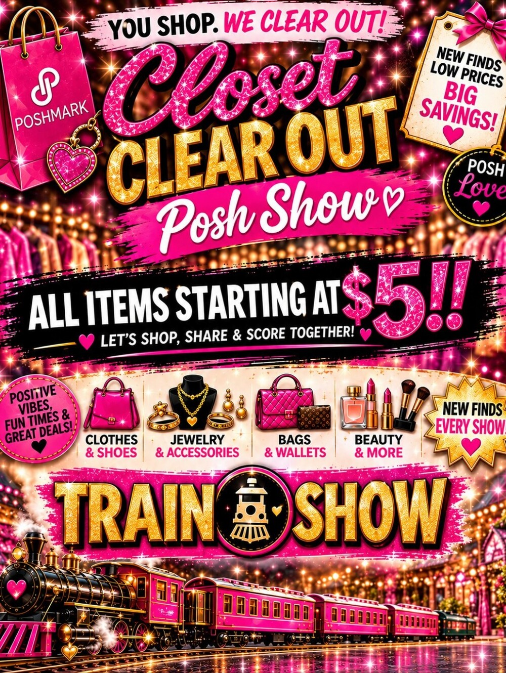 SUPER SALE SHARE SHOW ( THE ULTIMATE CLOSET CLEAROUT DEALS) - Picture 2 of 5
